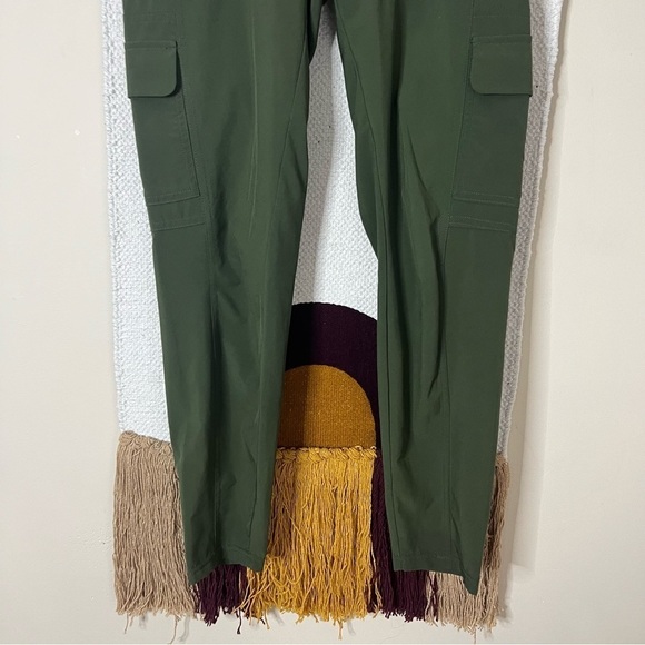 ATHLETA CHELSEA DARKER FOREST GREEN UTILITY PANTS SIZE 0 - Picture 8 of 11